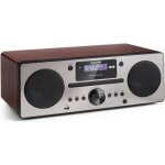 Micro chane auna - lecteur cd mp3 - bluetooth - tuner dab plus fm - lcd display - marron