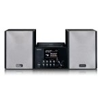 Lenco mc - 250bk - micro - chane avec radio intelligente lecteur cd / usb internet dab + bluetooth ...