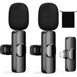 Micro micro cravate sans fil pour enregistrement avec 1 r�cepteur & 2 micro iphone ipad. le micro telephone ...