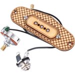 Micro guitare kit de guitare cigar box pickup en bois drable 3 pole pickup cigar box guitar pickup 3 ...
