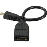 Micro hdmi m�le d vers hdmi femelle jack un c�ble adaptateur convertisseur