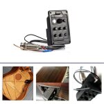 Micro mlange double modle prampli guitare eq accordeur micro piezo beat guitare accessoires 301