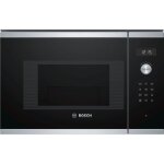 Micro - ondes grill encastrable bosch bel524ms0 inox - 20 l - 800 w - grill 1000 w