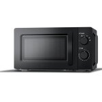 Micro - ondes m�canique 20l 700w noir 6 niveaux de puissance fonction d�cong�lation plateau tournant ...