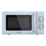 Cecotec micro - ondes m�canique avec grill proclean 3110 retro bleu. 20 l 700 w en 6 niveaux minuterie ...