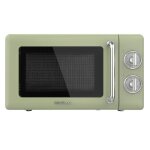 Cecotec micro - ondes m�canique avec grill de 20 l proclean 3110 retro vert: 700 w 6 niveaux minuterie ...