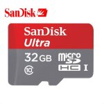 Carte mmoire micro sd - sandisk - ultra 32 go - classe 10 - uhs - i - 80 mo / s