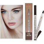 Microblading sourcil stylo tatouage crayon sourcils longue dure waterproof fork tip fine sketch tattoo ...