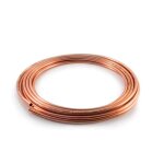 Microbore tuyau en cuivre flexible spiralé pour installations deau / gaz / plomberie et bricolage (5 ... Microbore tuyau en cuivre flexible spiralé pour installations deau / gaz / plomberie et bricolage (5 ...