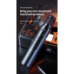 Microphone bluetooth avec carte son adapté aux enfants / adultes pour chanter diffusion en direct par ... Microphone bluetooth avec carte son adapté aux enfants / adultes pour chanter diffusion en direct par ...