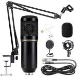 Microphone � condensateur professionnel kit bm - 800 micros pour studio enregistrement avec bras de suspension ...
