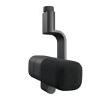 Microphone de diffusion xlr dynamique actif logitech g yeti studio avec clearamp - noir