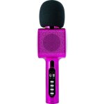 Microphone karaok� bluetooth - bigben party - effets lumineux - rose
