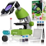 Microscope 40x - 640x - bresser junior - �clairage led - kit dexp�rimentation - vert