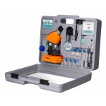 Microscope bresser junior gris / orange - 21 pices - pour enfant  partir de 8 ans