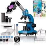 Microscope étudiant biolux sel - bresser junior - grossissement 40x - 1600x - kit d?expérimentation - ... Microscope étudiant biolux sel - bresser junior - grossissement 40x - 1600x - kit d?expérimentation - ...
