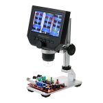 Microscope numrique - netboat - 1 - 600x - 4. 3 lcd cran - 8 led rglable - hd 3. 6mp ccd - vido pour ...