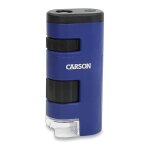 Microscope de poche carson - zoom 20x  60x - fonction clairage led