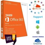 Microsoft offic 365 pro plus 2019 + 5tb one drive + 5 devices pc mobile mac tab