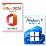 Microsoft office 2024 standard + microsoft windows 11 professional
