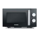 Micro - ondes - severin - 20l - cramique - 800w - noir