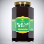 Miel de fleur de nigelle d?egypte - poids net 500g - pur - 100% naturel - miel rare parmi les meilleurs ...