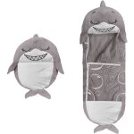Mignon sac de couchage enfant duvet enfant avec oreiller 220 * 110cm pour happy nappers gris Mignon sac de couchage enfant duvet enfant avec oreiller 220 * 110cm pour happy nappers gris