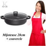 Mijoteuse - klaus - 28cm - 100% antiadh�sif - pierre c�ramique - tous feux compatibles