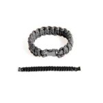 Mil - tec paracord bracelet 15mm noir Mil - tec paracord bracelet 15mm noir