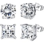 Milacolato 2paires boucles doreilles en argent sterling pour femmes hommes boucles doreilles plaqu� or ...