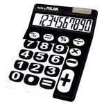 Calculatrice electronique - milan - 150610kbl - 10 chiffres - touches grandes - noir