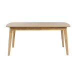 Miliboo - table � manger extensible scandinave rallonges int�gr�es en bois clair ch�ne l168 - 228 cm ...