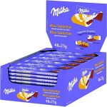 Boite de 48 barres de 25gr de milka chocolat au lait