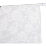 Mill tringle  rideau fixation par pression barre extensible pose sans vis et sans perage pour douche ...