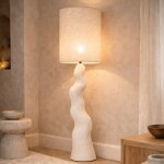 Milton & oldbrook lampadaire bitola blanc