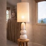 Milton & oldbrook lampadaire patras blanc