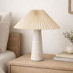 Milton & oldbrook lampe de table sliema blanc