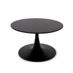 Table basse - milton & oldbrook - prague noir - plateau en mdf - pied trompette en m�tal