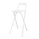 Milton & oldbrook tabouret de bar pliant belfast blanc
