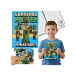 Minecraft carnet avec montre num�rique led cahier a5 pour gar�on journal interactif pour fan