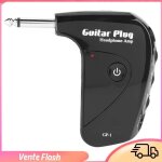 Mini ampli guitare portable - dilwe - effet distorsion britannique - prise casque - aux in - 40h autonomie ...