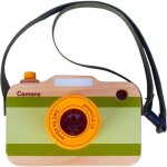 Mini appareil photo jouet en bois pour bambin 1 - 3 ans accessoire photo � suspendre au cou cadeau gar�on ...