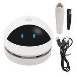 Mini aspirateur de table - tiducel - robot - aspiration 360� - batterie 1200mah - recharge usb