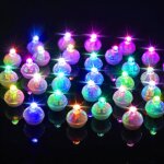 Mini ballons led lumineux - zokko - 30 pi�ces - color� - changement de couleur - r�utilisables - �tanches ...