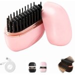 Mini brosse lissante sans fil brosse lissante portable contr�le de temp�rature � 3 niveaux chauffe rapide ...