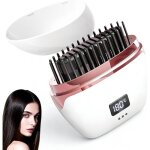 Mini brosse lissante sans fil - vetobiol - portable - rechargeable usb - 3 temp�ratures r�glables