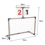 Mini but de football ensemble - cage de football - blanc