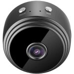 Mini camra espion full hd wifi sans fil - noir - vision nocturne - carte micro sd - aimant intgr