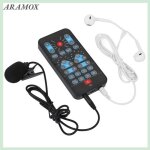 Mini changeur de voix carte son portable avec 8 effets compatible avec t�l�phone portable et ordinateur ...