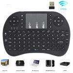 Mini clavier sans fil souris angla pav� tactile � distance pour an oid tv box ordinateurs portables num�riques ...